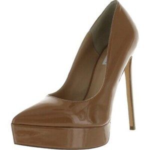 Steve Madden Pointed Toe Platform Heels Camel